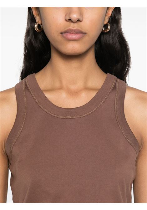 Brown Poso tank top Loulou studio - women LOULOU DE SAISON | POSOWD